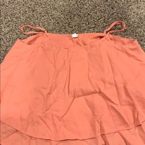 Melon Cropped Shirt
